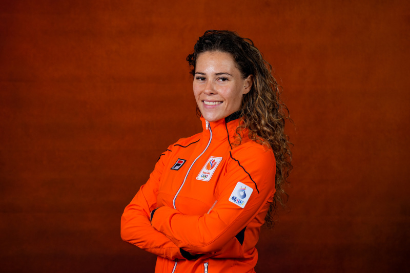 Lynn Snel in TeamNL colours