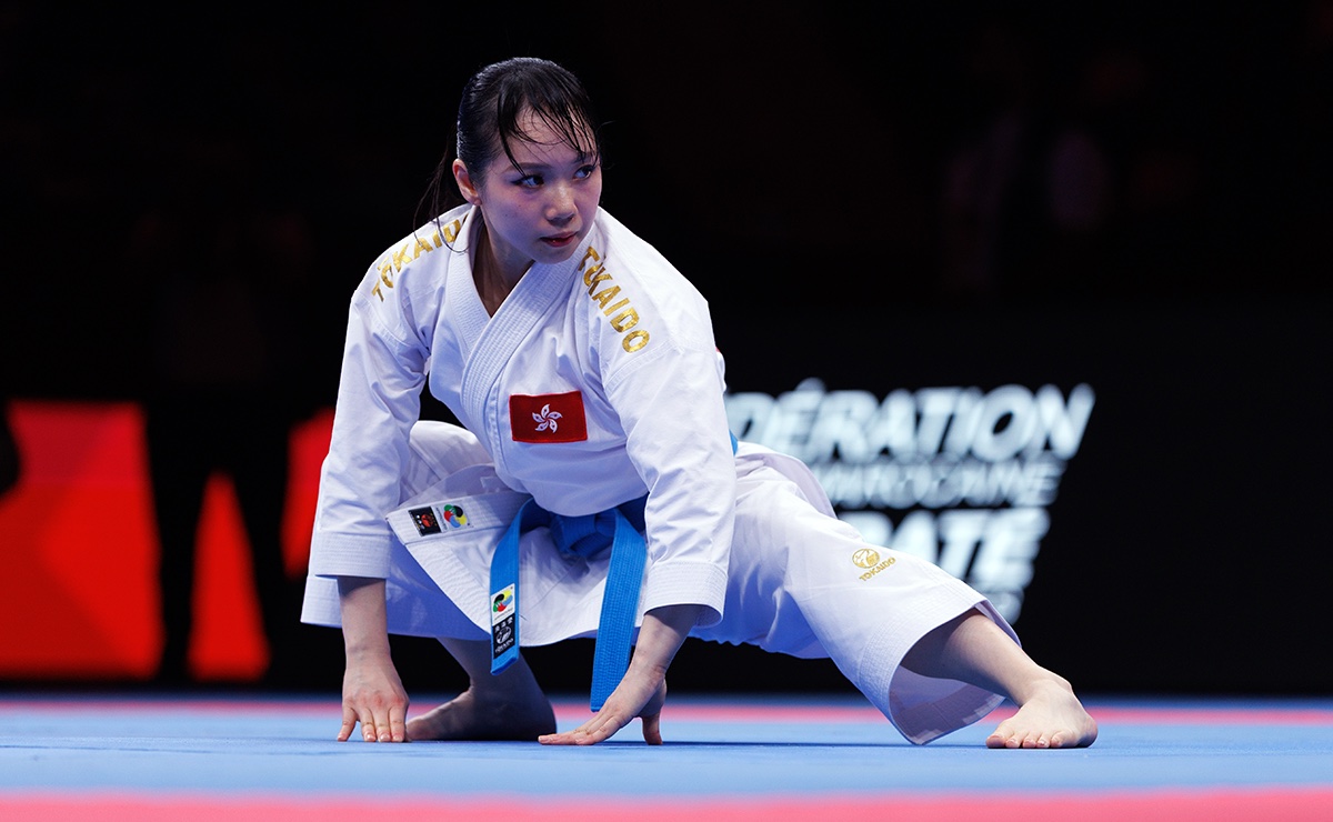 Mo Sheung Grace Lau of Hong Kong, China competing in Female Kata at the Karate1 Premier League in Rabat 2026